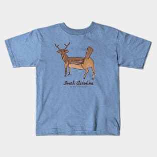 South Carolina State Gryphon: The White-Tailed Wrendeer Kids T-Shirt